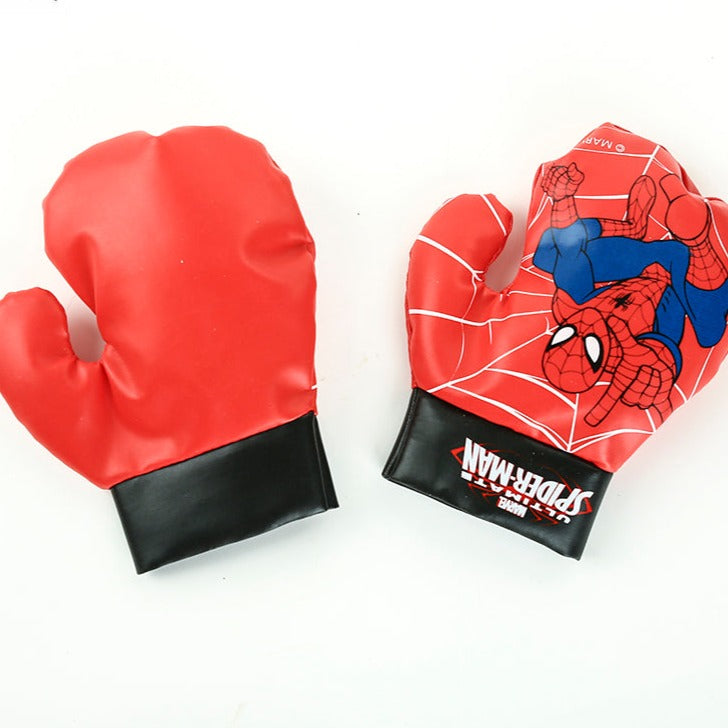 Brinquedo Boxe Luvas e Saco de Pancadas Homem Aranha