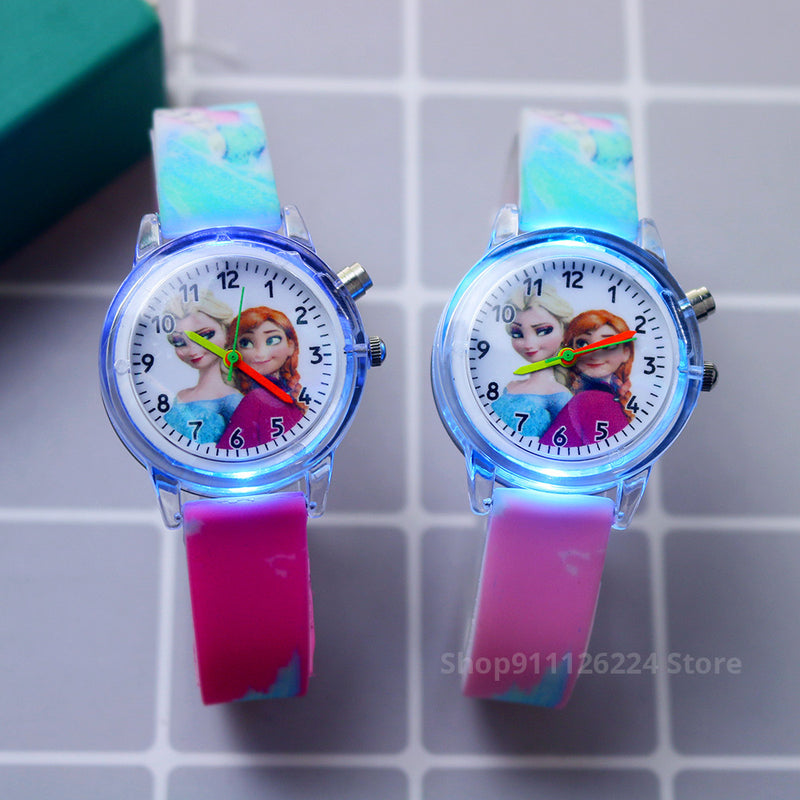 Relógio Infantil Frozen Elsa e Anna Disney