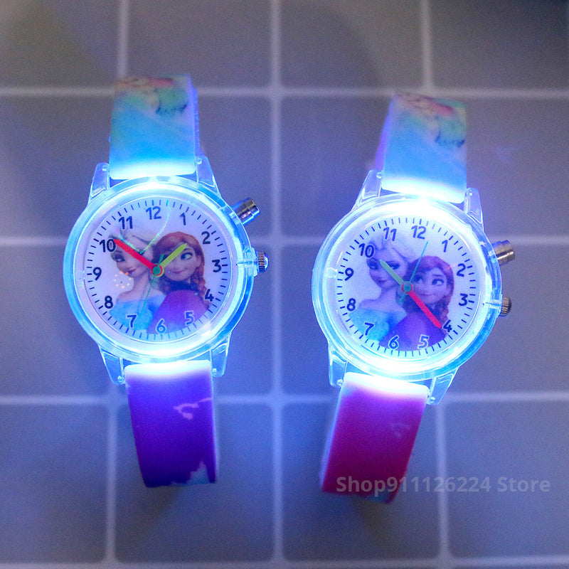Relógio Infantil Frozen Elsa e Anna Disney