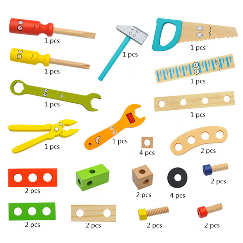 Kit Ferramentas Infantil Montessori Kids