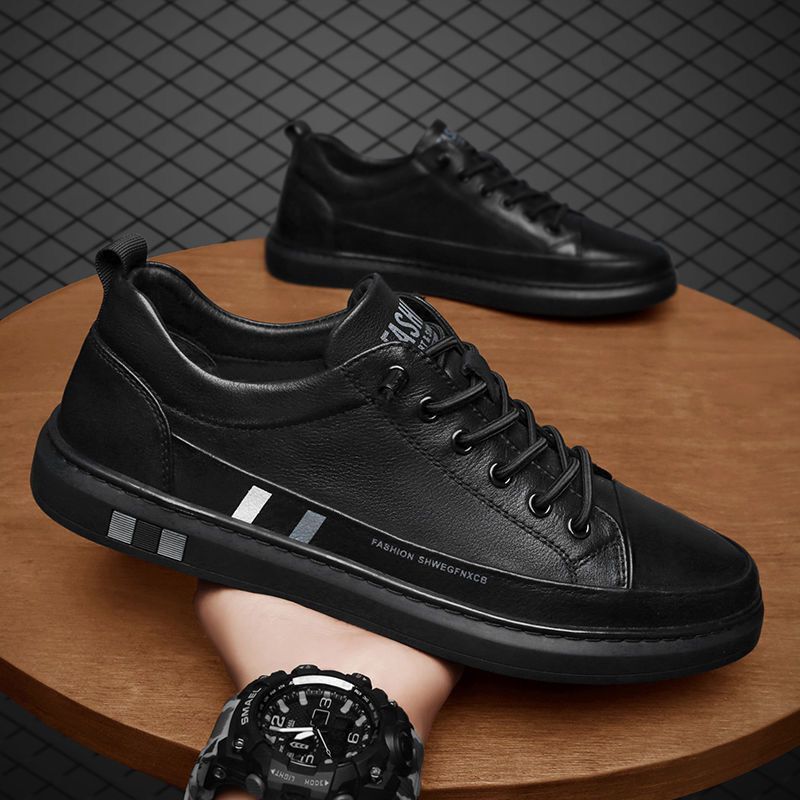 Tênis casual masculino de couro BW Fashion