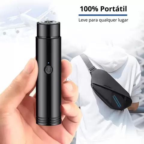 Barbeador Lip-Life Portátil Elétrico