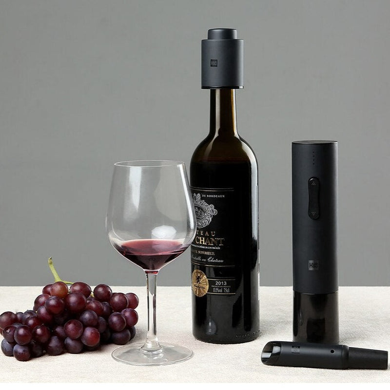 Abridor de Vinho de Luxo Elétrico Recarregavel Huo