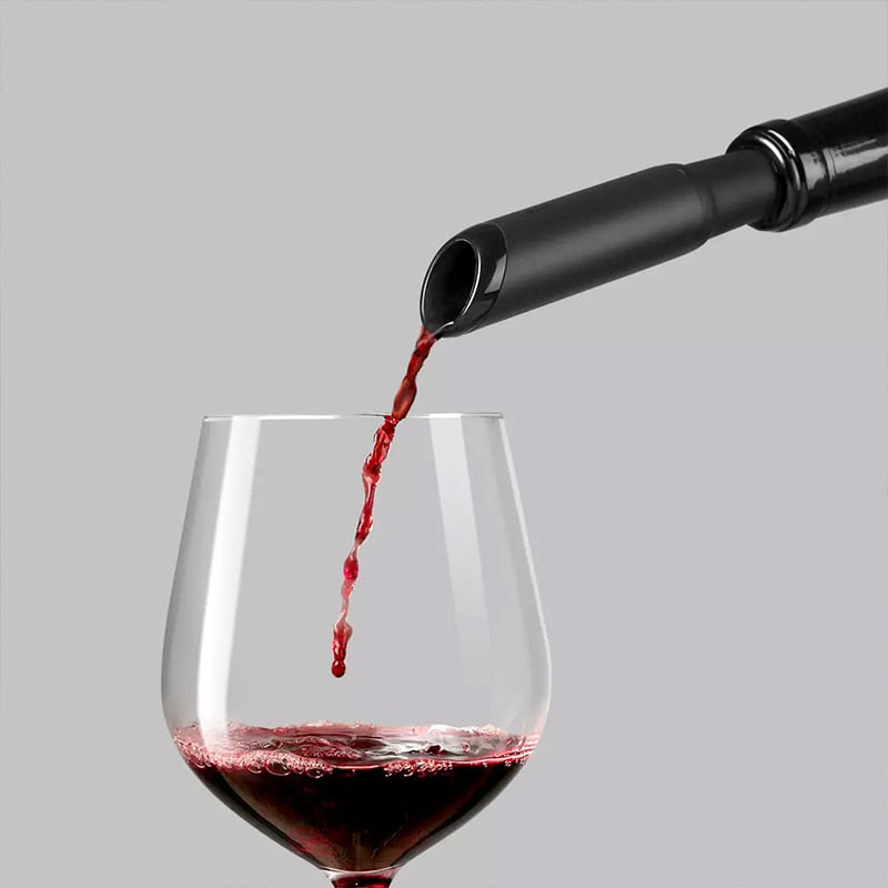 Abridor de Vinho de Luxo Elétrico Recarregavel Huo